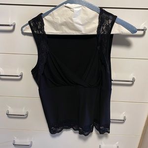 Sexy black tank top